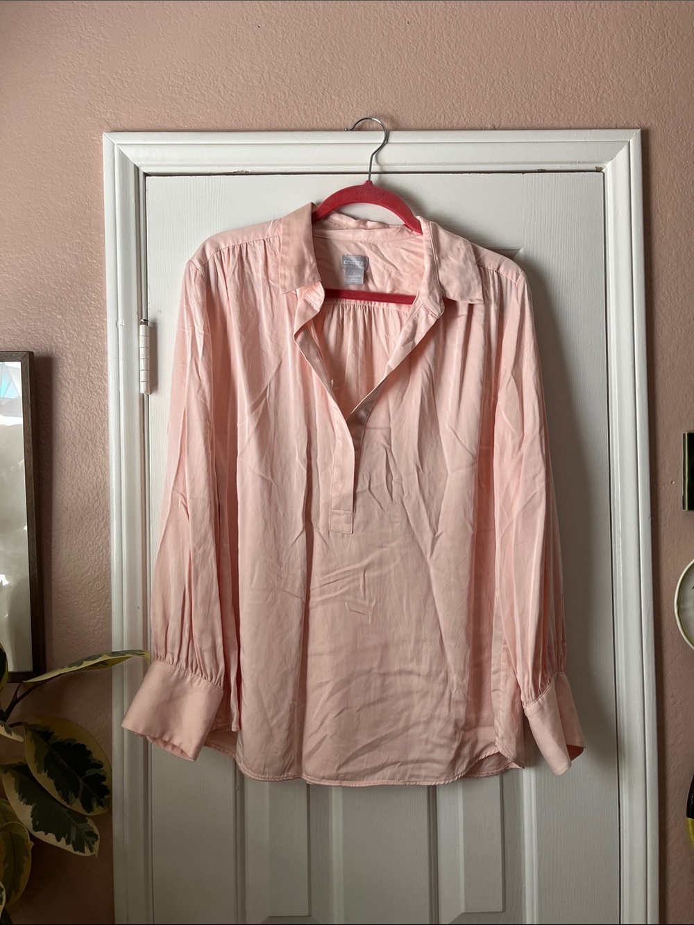 Chicos Blush Pink Women's Modal Blouse